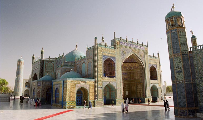 Shrine of Hazrat Ali in Mazar-e Sharif