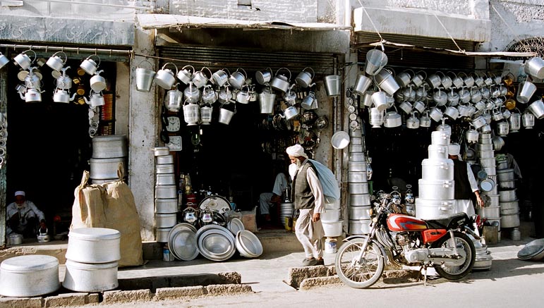 Pot street in Herat