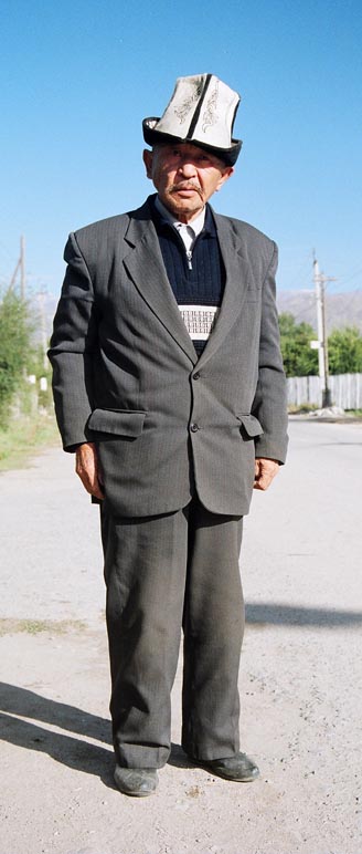 Man with hat in Kochkor