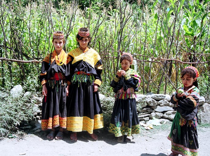 Kalash valley girls