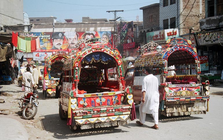 Peshawar buses