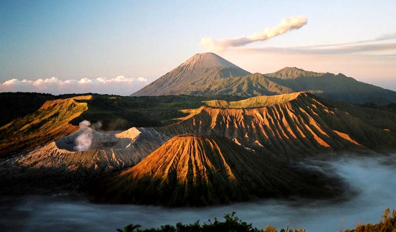 Sunrise over Mt Bromo