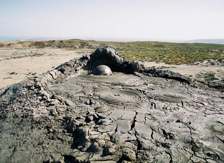 Gobustan mud volcanoes