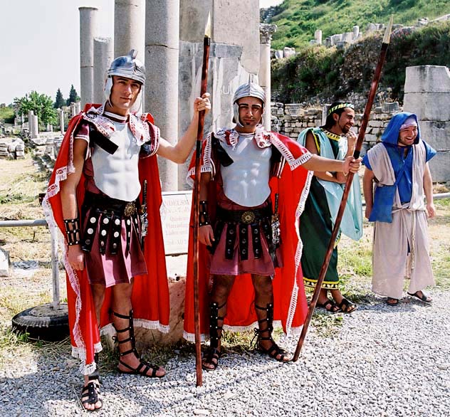 Roman centurions at Ephesus